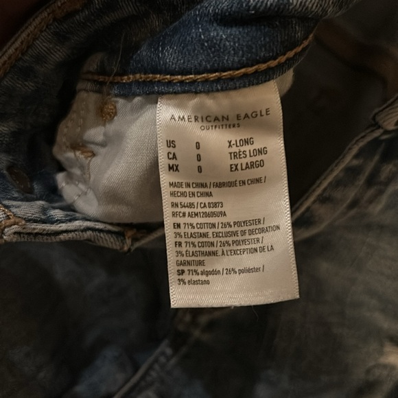 AE Hi Rise Ripped Jegging - Picture 2 of 3